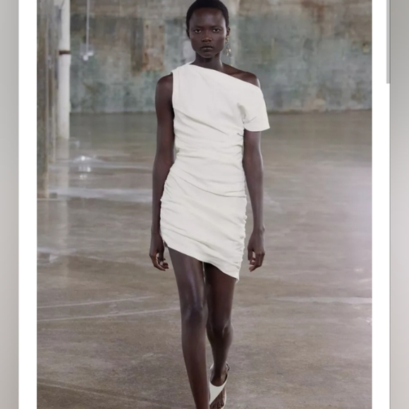 Zara Dresses & Skirts - Zara ZW Collection Short Draped Dress